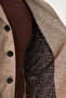 Gray Slim Fit Pocket Lapel Men's Trenchcoat Brown - 21338.26Y - 7