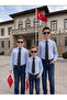 Solid Black Satin Tie for Kids - Boys & Girls Matching (Ages 2-12) - 3