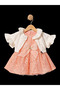 MISSY LACE DRESS AND JACKET SET - PEACH - 2