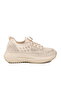 Beige Anorak Light Stone Embroidered Women's Casual Shoes 26Y301 g - 3