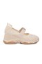 Beige Anorak Banded Stone Embroidered Women's Casual Shoes 26Y305 g - 3