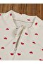 100% Cotton Heart Patterned Baby Sleeping Bag 0-6 Months with Zipper and Snap Fasteners Seasonal Hat Newborn - 7