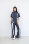 Garnili Detailed Zippered Wide Leg Modal Fabric Tracksuit Set - 2
