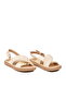 Beige Strappy Lightweight Soft Sole Women's Sandals 26Y461 g - 3