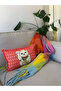 Double-Sided Digital Print Suede Cushion Cover with Cat Figure - 30X50Cm - Cat Pattern Cushion Cover - 3