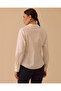 Pi̇le Detailled K Double-Breasted Shirt - 2