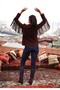 Women's Tasseled Genuine Leather Suede Jacket - 3