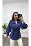 Women's Padded Shoulder Tie-Up Shirt