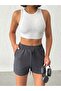 Women's High Waist Combed Cotton Fabric 4-Piece Economical Pack Mini Shorts - 5