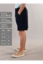 100% Cotton Linen Textured Elastic Waist Lace-Up Men's Comfortable Loose Fit Daily Home Outdoor Sports Wear Plus Size Shorts - 4