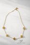 Elegant Clover Detailed Gold Color Necklace |   Stylish Minimal Design |   Daily & Special Occasion Jewelry