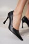Black Skin Women's Stiletto Tr18Ms03F - 5