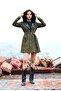 Women's Genuine Leather Suede Double-Sided Trench Coat - 3