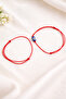 Red String Bracelet with Evil Eye Beads Adjustable Unisex Lucky Bracelet Minimalist