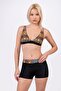 Women's Ethnic Patterned Special Textured Fabric Shorts Bikini Set - 4