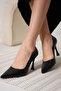 Black Skin Women's Stiletto Tr18Ms03F - 7