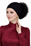 Luxury Seamless Lycra Ruffled Bonnet Non-Slip Bonnet, Shawl Bonnet Scarf Bonnet, Hijab Bonnet Viscose Bonnet - 2