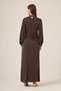 Women's Zeugma Silk Kupra Dress Brown 31313 - 6