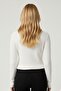 Women's Knitted Sweater Ecru 25306 - 3