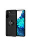Newface Samsung Galaxy S21 Plus Case Range Silicone with Ring - Black - 3