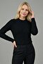Women's Knitted Sweater Black 25306 - 2