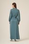 Women's Zeugma Silk Kupra Dress Petrol 31313 - 6