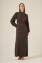 Women's Zeugma Silk Kupra Dress Brown 31313 - 2