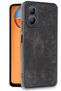 Oppo A38 Case Aras Leather Cover - Black - 2
