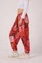Women's Street Style Printed Crinkled Sports Harem Pants - 3