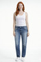 Women's Slim Fit Blue Denim Trousers