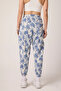 Women's Street Style Patterned Jacquard Sports Shalwar Trousers - 4