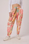 Women's Street Style Printed Crinkled Sports Harem Pants - 8