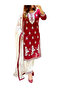 Red Rayon Cotton Salwar Kameez & Dupatta Set - FFT5826 | Red