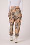 Women's Street Style Printed Crinkled Sports Harem Pants - 5