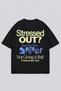 Oversize Unisex T-Shirt 100% Cotton Comfortable Fit Printed T-Shirt - 2