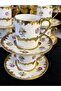 Kosova 6-Person Golded Enameled Coffee Cup Set 90 ml (Elvi̇s) - 6