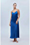Silky Satin Long Nightgown Dressing Gown Set Bm-1631 - 2