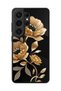 Samsung Galaxy S26 Ultra Compatible Glossy Premium Case with Gilded Flower Design