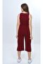 Girl's 2-Piece Set Crew Neck Printed Undershirt & Elastic Waist Wide Leg Printed Capri Pants 2499 - 5