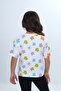Girl's Crew Neck Short Sleeve Printed T-Shirt 24980 - 4