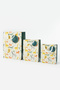 Safari Animal Patterned Special Design Cardboard Gift Bag Set - Set of 3 - 3