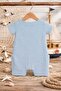 100% Cotton 4-Layer Muslin Anchor Patterned Baby Boy Summer Jumpsuit with Pockets - 8