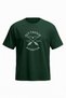 Draco Malfoy Slytherin T-Shirt - Khaki Printed Oversize Crew Neck Short Sleeve Loose Fit