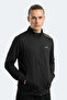 Revolver Men's Zippered Stand Collar Pocket Black Sweatshirt - 6