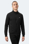 Revolver Men's Zippered Stand Collar Pocket Black Sweatshirt - 7