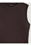 High Neck Ribbed Women's Bodysuit (S6) - 6