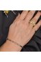 Silver Color Minimalist Bamboo Model Adjustable Xuping Bracelet - Elegant Design - 2