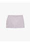 High Waist Slim Fit Checkered Mini Sports Shorts Skirt