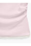 Cotton Draped Lace Detailed Short Sleeve Crew Neck T-Shirt - 5