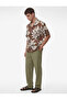 Viscose Pocket Detailed Double-Legged Summer Trousers with Tie Waist - 2